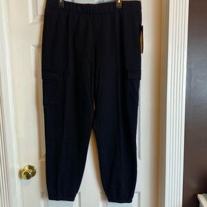 HEAD Cargo Joggers Black Sz XL NWT